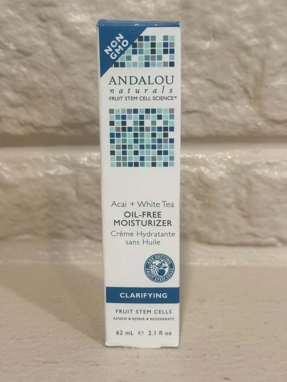 Andalou Naturals Acai + White Tea Oil-Free Moisturizer Clarifying 2.1 fl oz